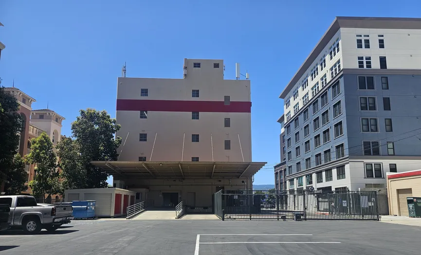 Outdoor parking area at Security Public Storage in Redwood City
