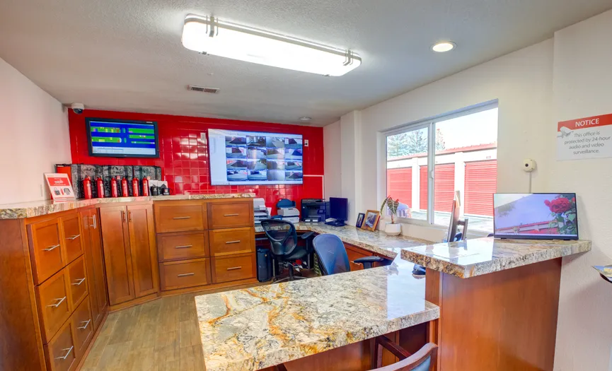 Main office with onsite managers at Security Public Storage in Santa Rosa