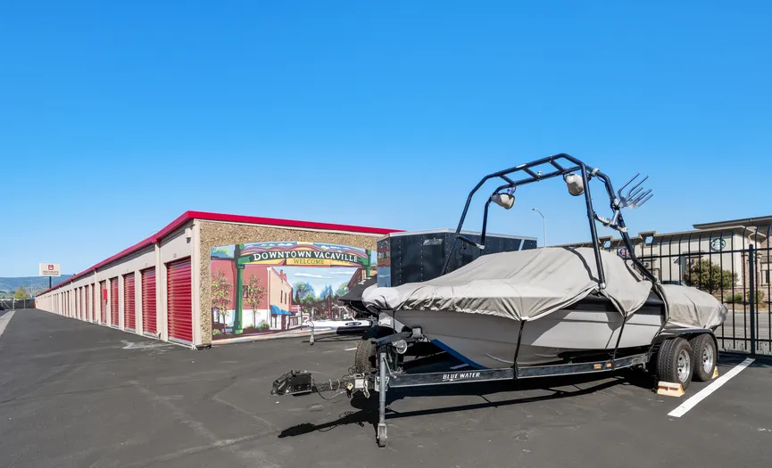 Boat and RV parking available at our South Vacaville facility near Leisure Town