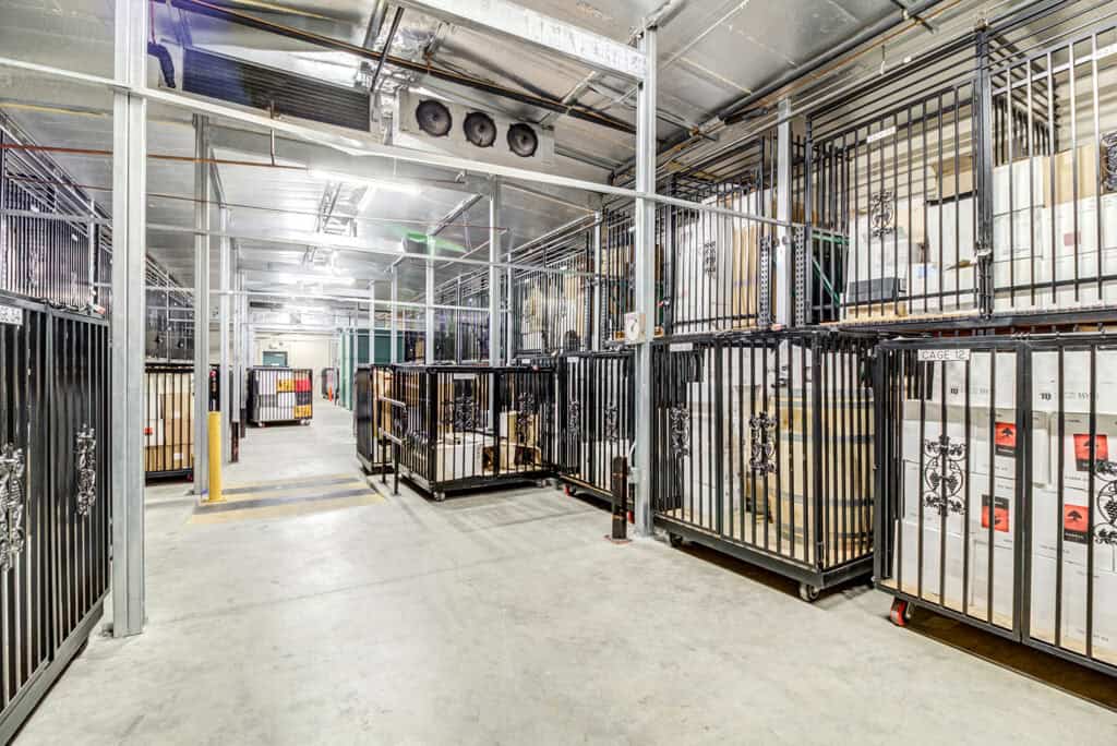 Napa California wine storage