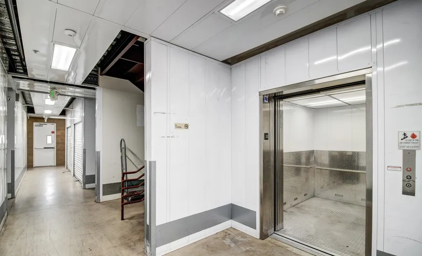 Elevator access at Security Public Storage in Pittsburg for easy access to storage units