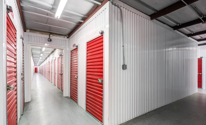 Individually alarmed indoor storage units offering secure storage in Fairfield