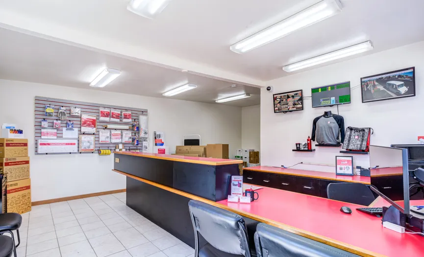 Main office with onsite managers at Security Public Storage in Riverbank