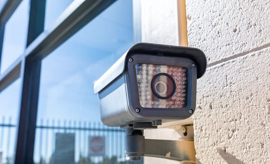 Security camera monitoring at our Central Roseville storage facility near Sunrise Avenue