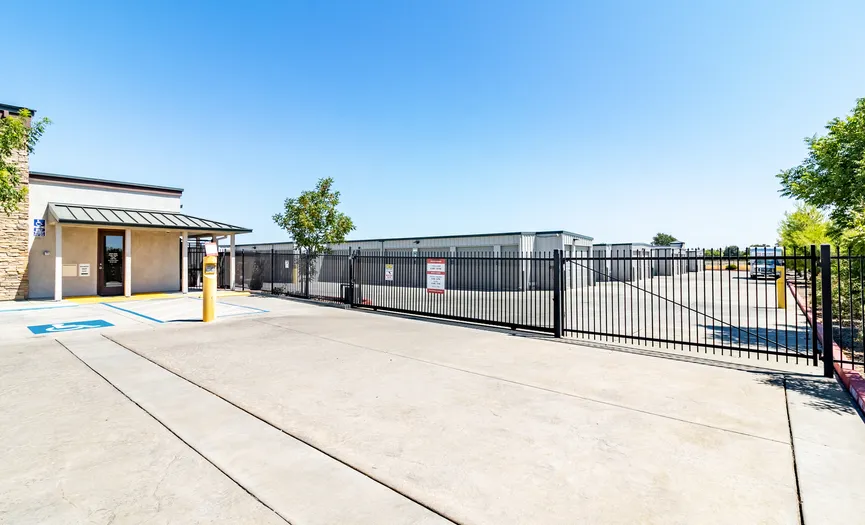 Electronic gate entry at our North Vacaville storage facility on Monte Vista Ave