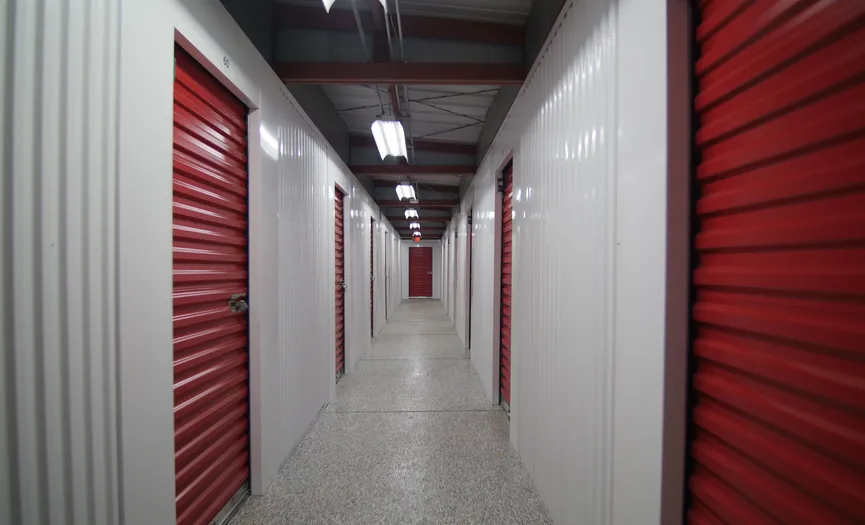 Individually alarmed indoor storage units offering secure storage in Gaithersburg