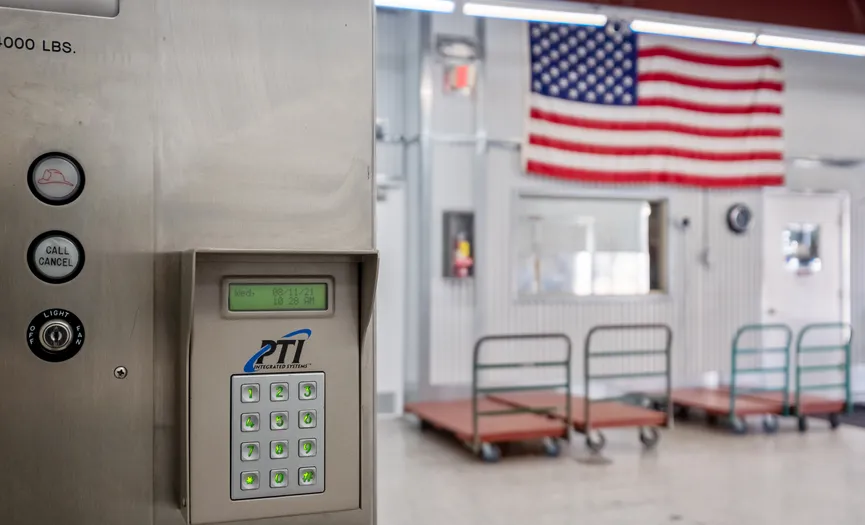 Electronic keypad entry at Security Public Storage providing secure access to storage units in San Francisco