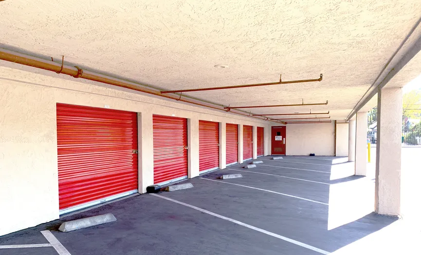 Easy-access drive-up storage units at Security Public Storage in Pinole Valley, East Bay