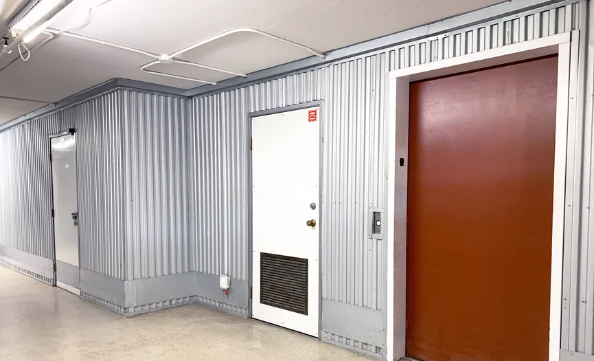 Indoor storage units at Security Public Storage in Pinole Valley, East Bay
