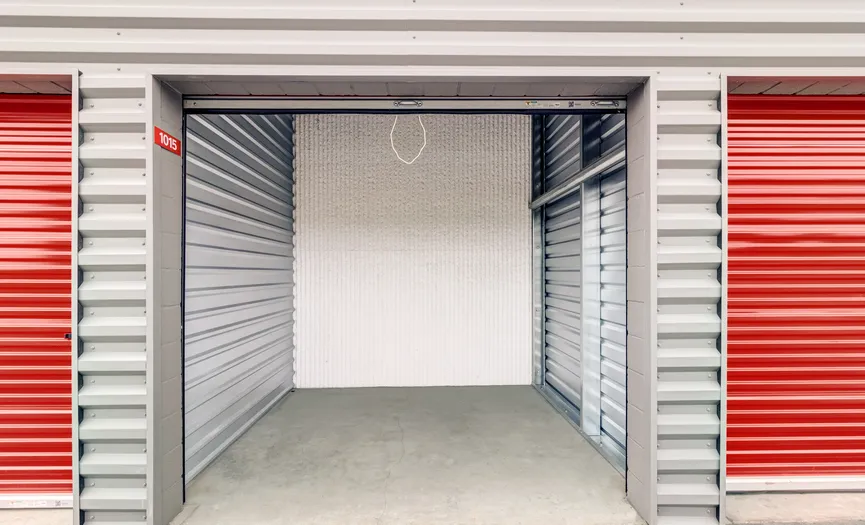 Individually alarmed storage unit inside Security Public Storage near Del Norte BART Station