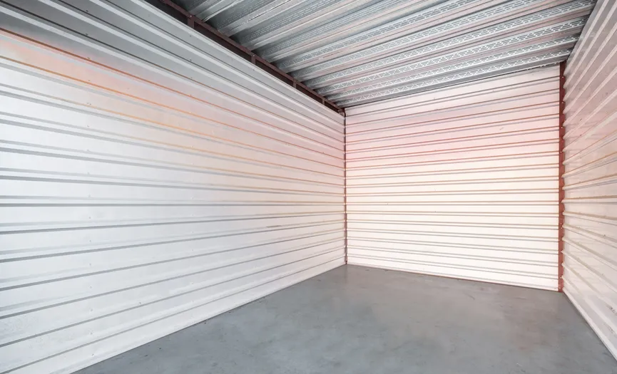 Inside view of a climate controlled storage unit at Security Public Storage near Fort Detrick