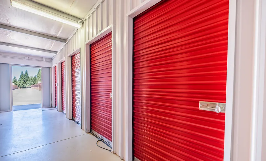 Storage units located throughout our East Roseville storage facility on Galleria Blvd
