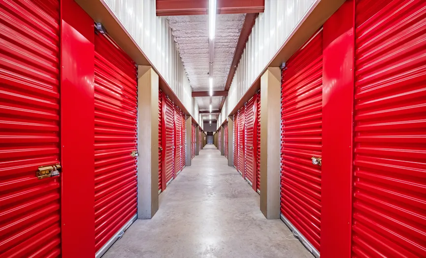 Indoor individually alarmed storage units at Security Public Storage in North Ceres