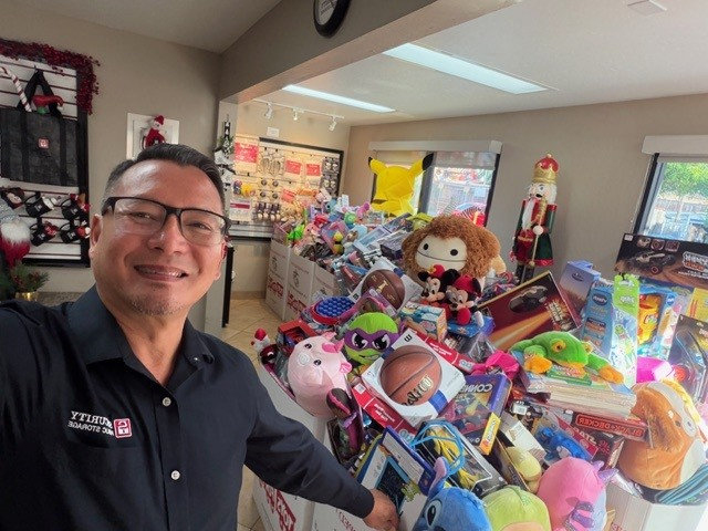 Security Public Storage Toys for Tots Donations