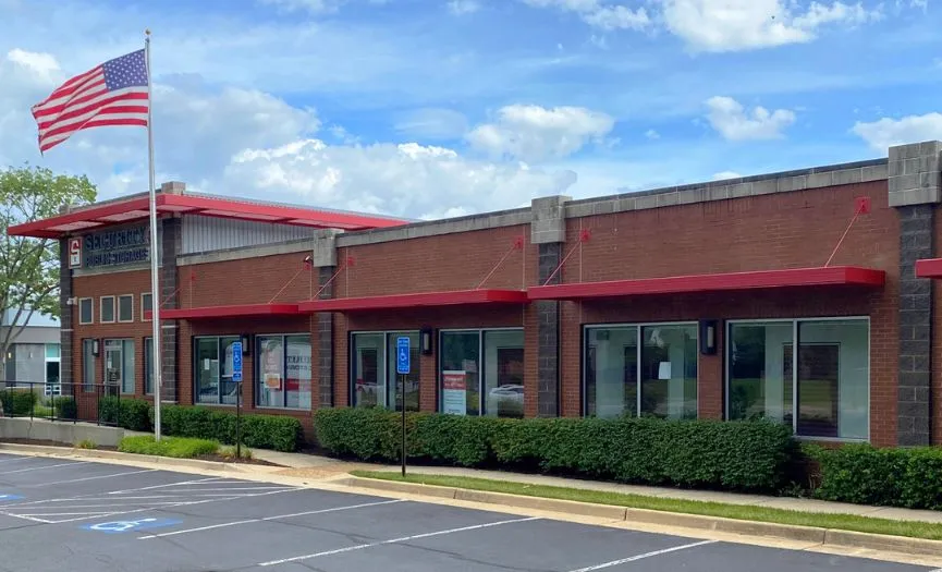 Street view of Security Public Storage, a secure self storage facility in Herndon near Herndon Town Green