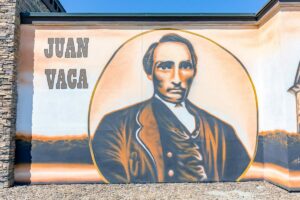 Vacaville mural of juan vaca