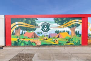 Caswell Memorial State Park mural at SPS Manteca