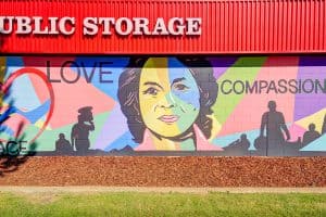 Dolores Huerta mural at SPS Sacramento
