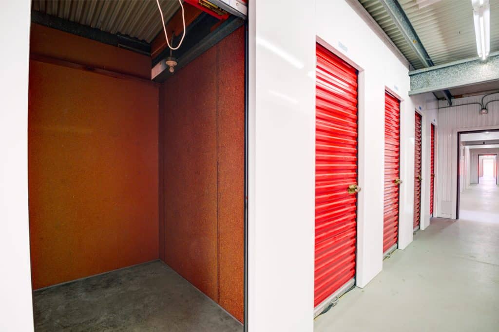 moving out of a storage unit