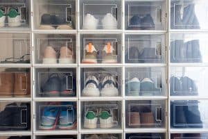 plastic shoe storage containers